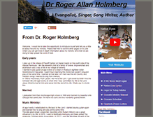 Tablet Screenshot of drrogerholmberg.com